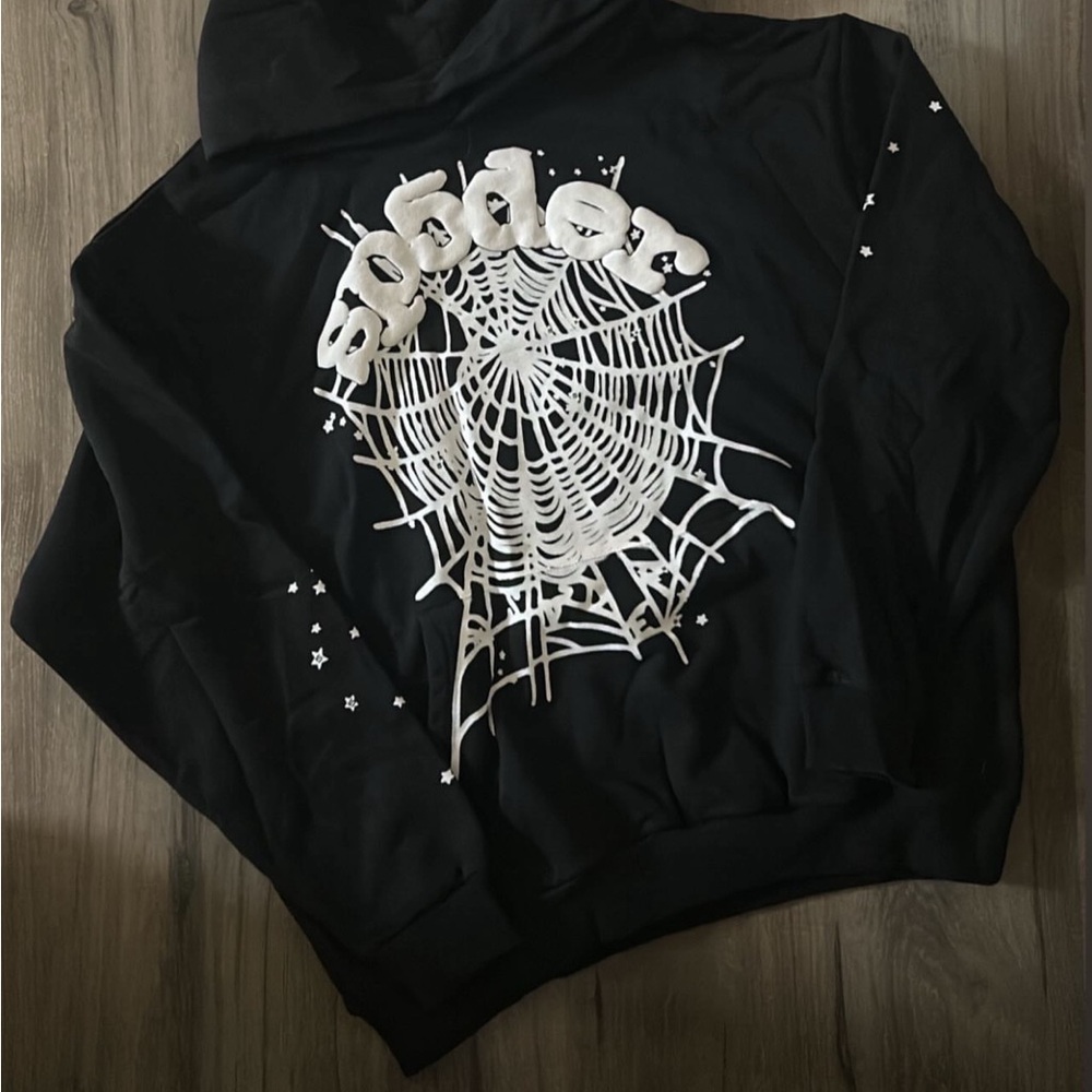 Black sp5der hoodie
